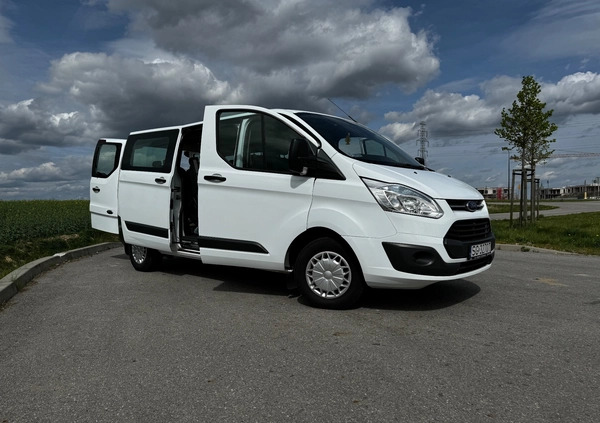 Ford Transit Custom cena 66900 przebieg: 243300, rok produkcji 2015 z Gliwice małe 154